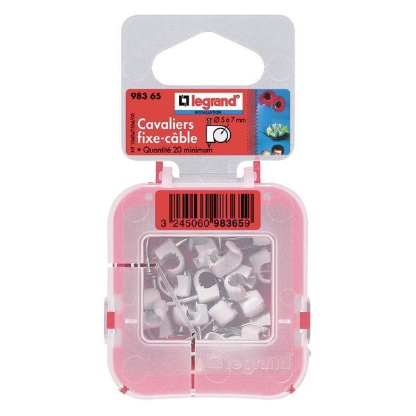 20 Cavaliers Gris D.5 A 7 Multifix legrand 098365