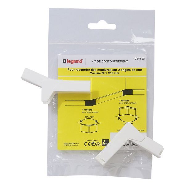 Kit De Contournement Pour Moulure 20 X 12,5 legrand 098122