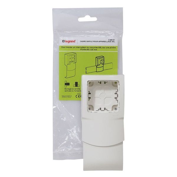 Cadre Asl 1Poste Pour Plinthe legrand 098991