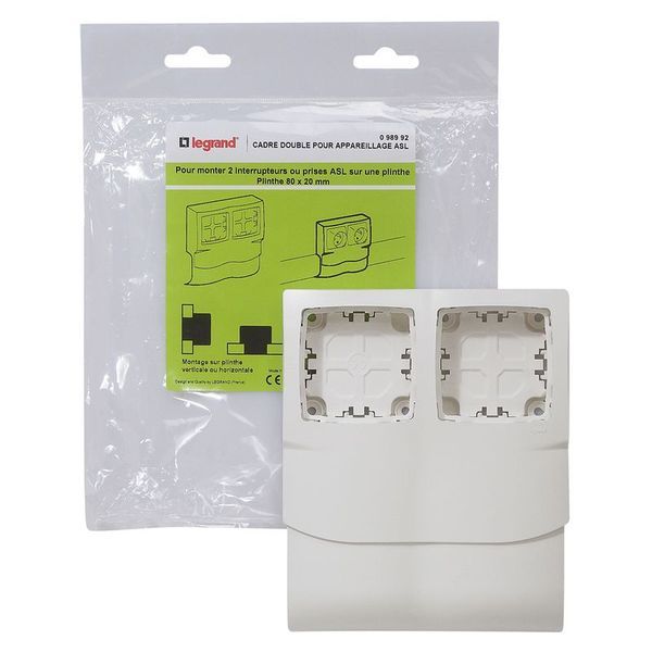 Cadre Asl 2Postes Pour Plinthe legrand 098992