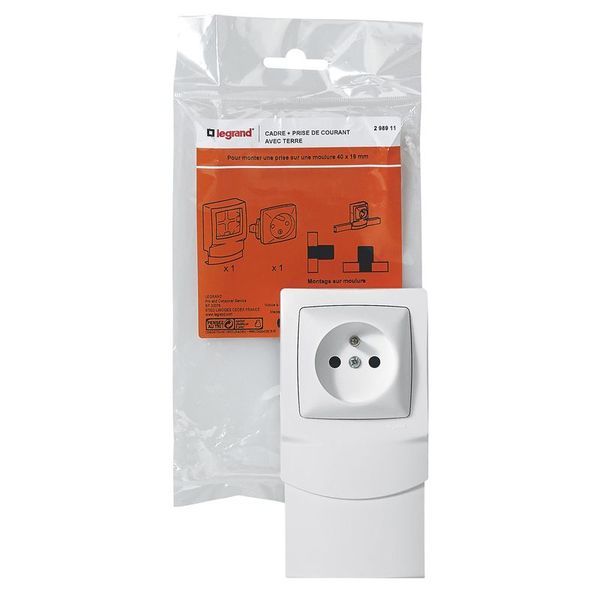 Cadre 1 Poste + Pc Ep 16 legrand 298911