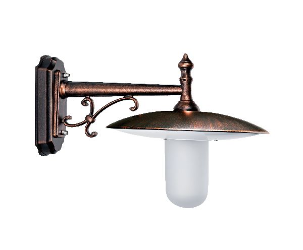 Toscane - applique mur ext. ip44 ik02, cuivré, e27 57w max., lampe non - 4080