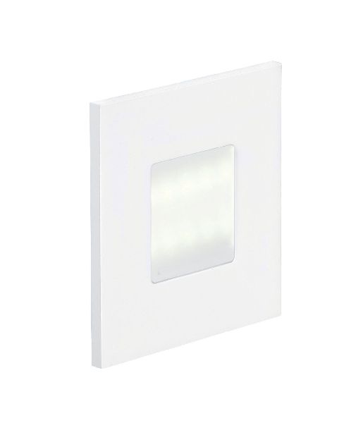 Baliz 2 - encastré mur carré, fixe, blanc, led intég. 0,92w 4200k 74lm - 50262