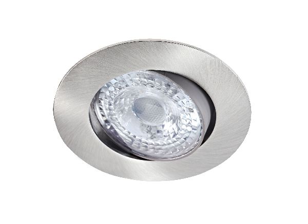 K8 - encastré, basc. 20°, nickel, led intég. 8w 4000k 730lm, ugr <22, - 50537