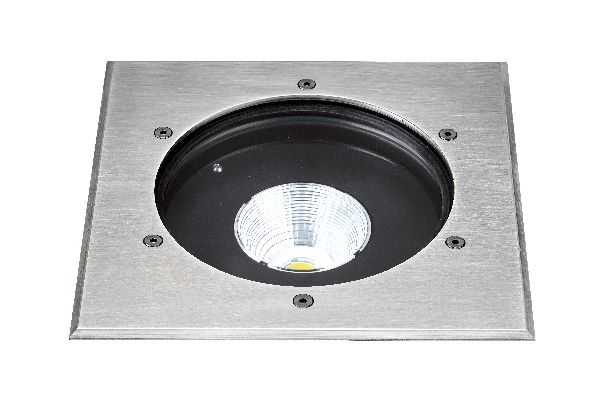 Tecnisol 200 - enc.sol ext. ip67 ik10, carré, inox, led 20w 60° 4000k - 50645