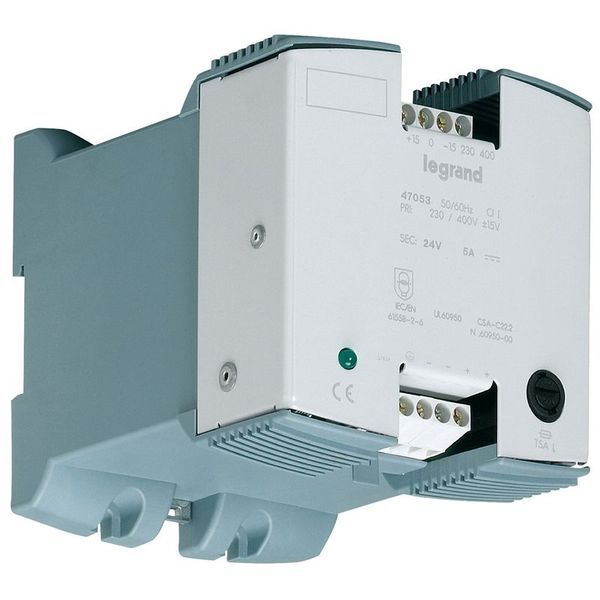 Alimentation Redressee Non Filtree 24V 120W 5A legrand 047053