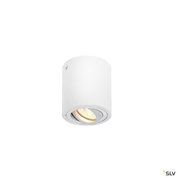 TRILEDO, plafonnier intérieur, simple, rond, blanc, GU10/LED GU10 51mm, 10W max 1002011