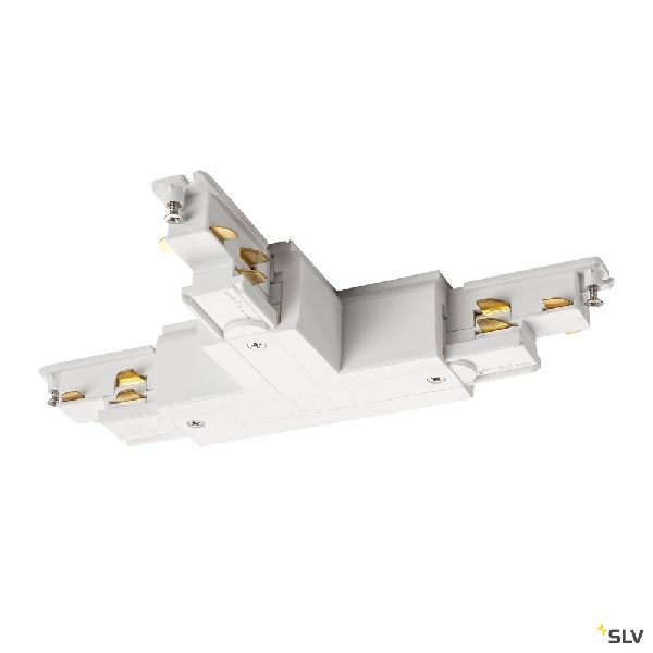 S-TRACK DALI, Connecteur en T, terre droite, blanc 1002654
