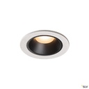 NUMINOS® S, encastré de plafond, 40°, blanc/noir, LED, 8,6W, 2700K, IP20/IP44 1003784