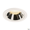 NUMINOS® L, encastré plafond, 20°, blanc/chrome, LED, 25,41W, 3000K, IP20/IP44 1003951