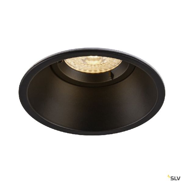 HORN-O, encastré de plafond intérieur, noir mat, GU10/QPAR51, 50W max, IP21 113160