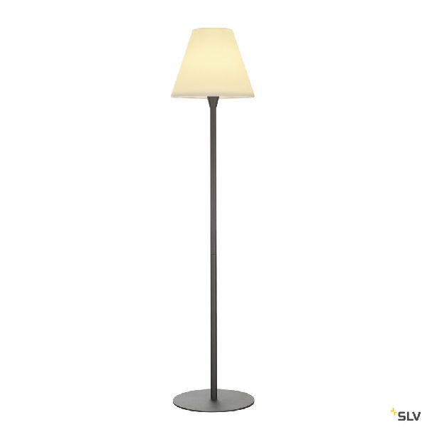 ADEGAN, lampadaire extérieur, anthracite/blanc, E27, 24W max, IP54 228965