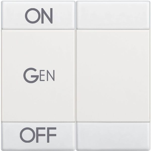 Mh L/L Blanc Man.2M Onoff Gen - Bticino N4911M2AFN