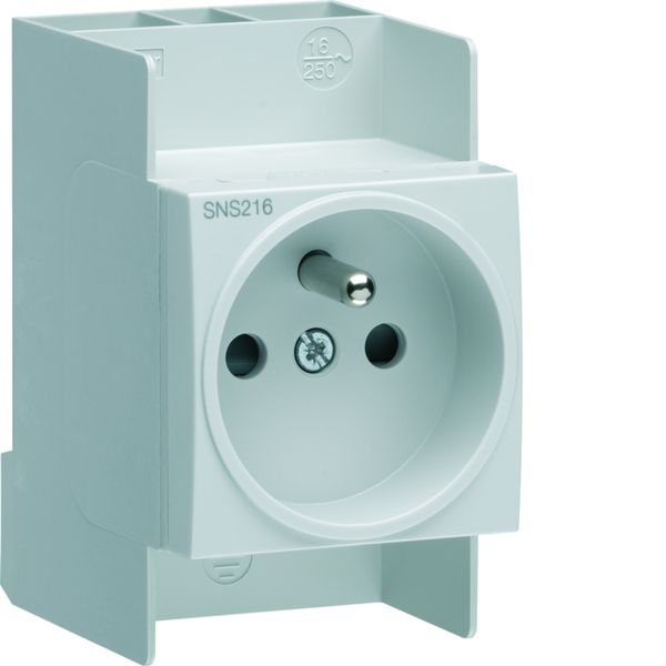 Prise de courant modulaire 16A 2P+T connexion SanVis SNS216