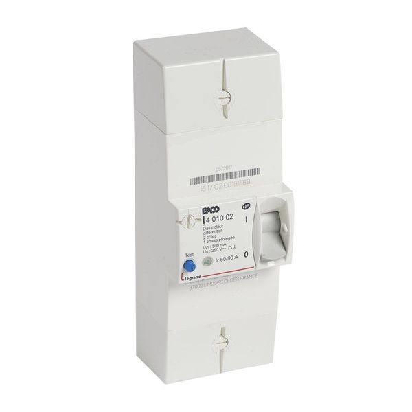 Disjoncteur De Branchement Edf 2P 60/90A 500Ma legrand 401002