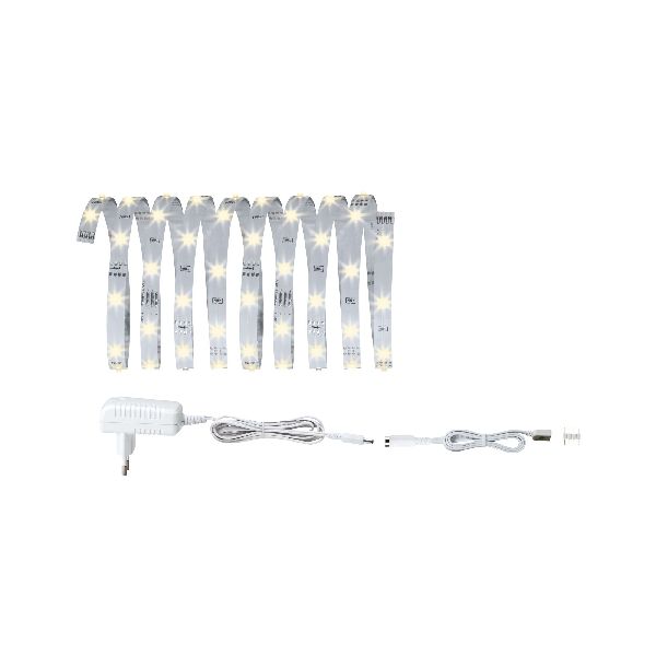 Kit de base YourLED ECO 3m blanc chaud 6,8W 230V/12V blanc PVC
