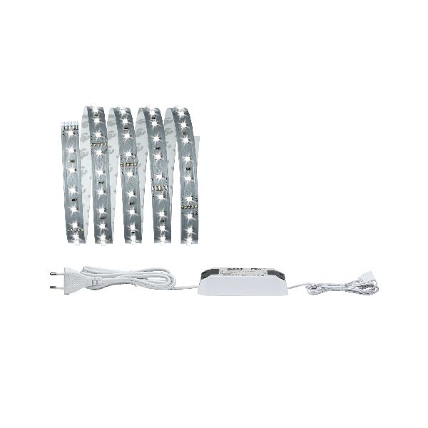 MaxLED 500 set base 1,5m blanc lumière du jour 8,5W 230/24V 20VA argent