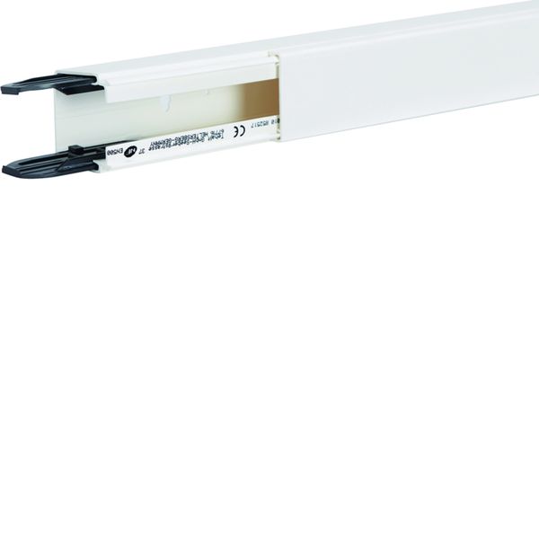 Goulotte de distribution lifea LFF 40x40mm 1 compartiment PVC Blanc LFF4004009016