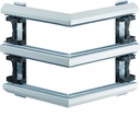 Angle extérieur pour BKIS épais 12,5mm double hauteur acier RAL9016 Pure BKIS121303D9016