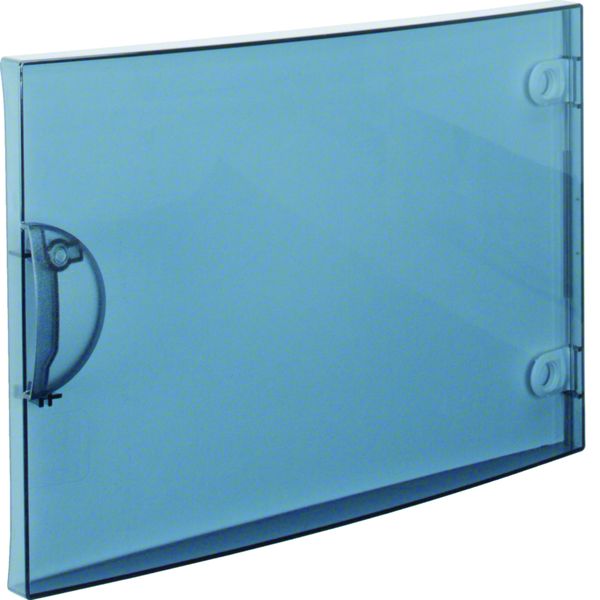 Porte transparente pour coffret Gamma 18, 1 rangée 18 M GP118T