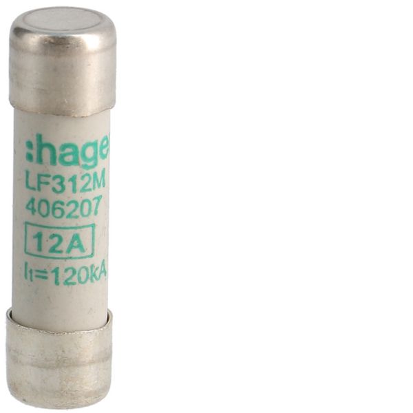 Cartouche fusible industrielle 10x38 aM 12A LF312M