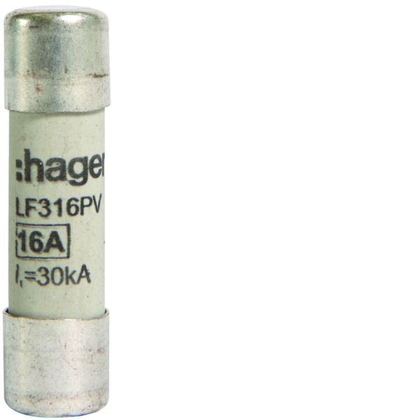 Cartouche Fusible cylindrique PV 10x38 mm 1000V DC 16A LF316PV