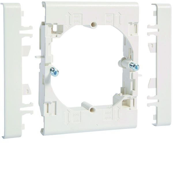 Support appareillage lifea entraxe 60mm pour goulotte lifea LFF 40/60x90mm Blanc LFF71U0909016