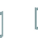 Montants fonctionnels avant hauteur 400mm pour cellule quadro evo UC400F