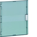 Porte transparente pour coffret vega largeur 18 modules hauteur 2 rangées VZ218T