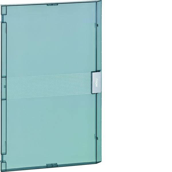 Porte transparente pour coffret vega largeur 18 modules hauteur 3 rangées VZ318T