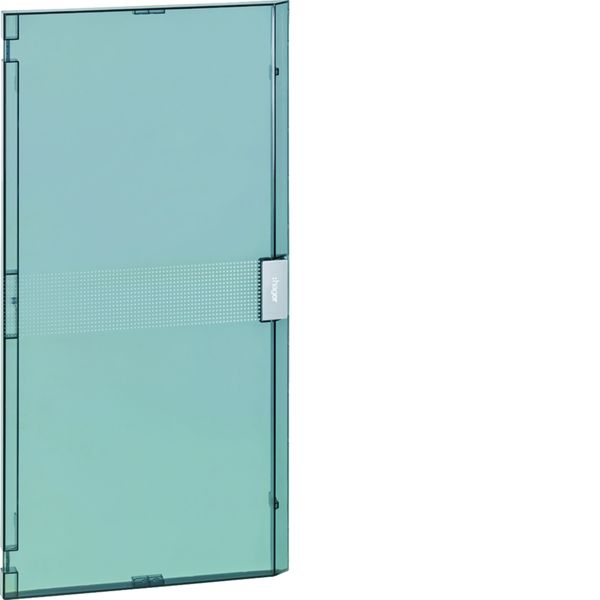 Porte transparente pour coffret vega largeur 18 modules hauteur 4 rangées VZ418T