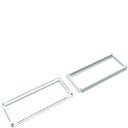 Cadres haut et bas armoire quadro evo P400xL900mm Blanc pur FN023EW