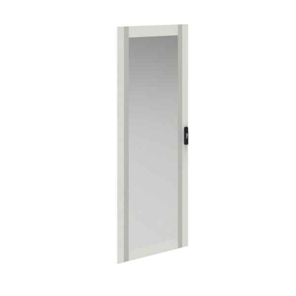 Porte vitrée quadro evo H1900xL450mm Blanc pur FN510E