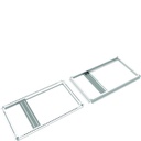 Cadres haut et bas armoire quadro evo P600xL1000mm Blanc pur FN032EW