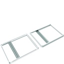 Cadres haut et bas armoire quadro evo P800xL1000mm Blanc pur FN037EW