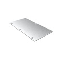 Plaque Entrée de câble pour coffret et armoire aluminium pleine quadro evo FZ402AL