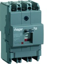 Disjoncteur Boitier Moulé h3 x160 TM F/F 3P3D In160A Icu18kA à cage HDA160L