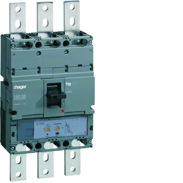 Disjoncteur Boitier Moulé h3 h1600 LSI 3P In800A Icu50kA à plage HNE800H