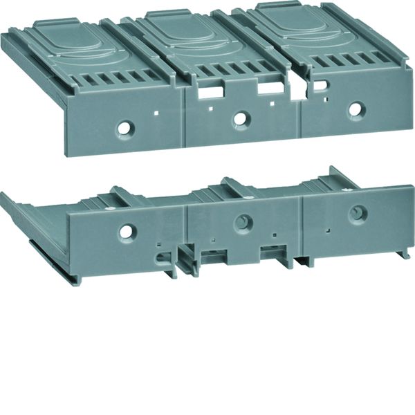 Capot cache-bornes pour connection arrière + déconnectable P160 3P h3+ HYS025H