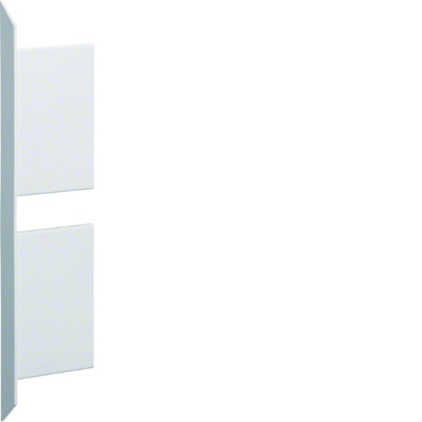 Embout pour BKIS épais 12,5mm double hauteur acier RAL 9016 Pure BKIS121306D9016