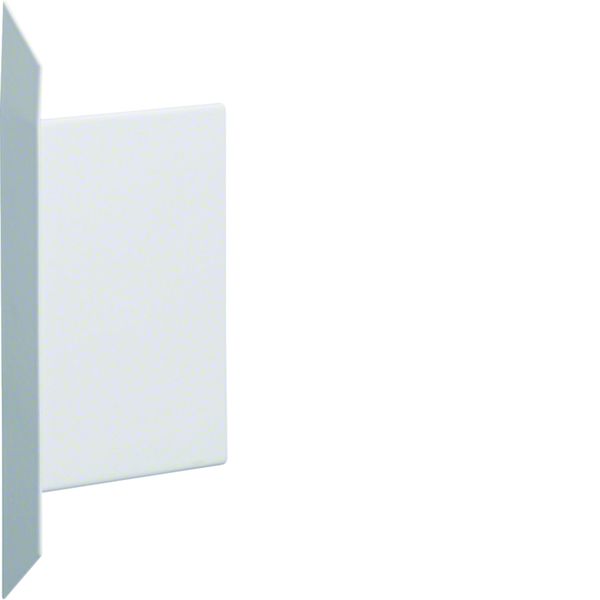 Embout pour BKIS épais 12,5mm simple hauteur acier RAL 9016 Pure BKIS121306E9016