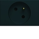 Prise de courant speciale goulotte gallery 2P+T 16A night WXF421N