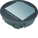 Boîte de sol ronde 12 modules noire VR06059005