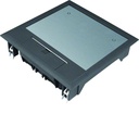 Boîte de sol carrée 12 modules revêtement 5mm max Noir VQ06059005