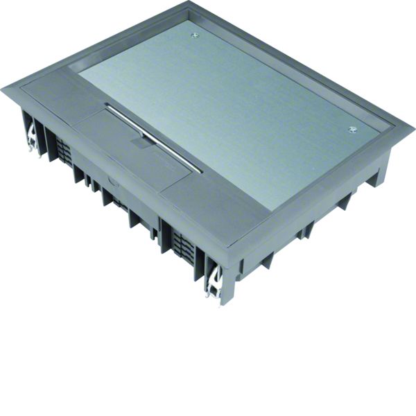 Boîte de sol rectangulaire 18 modules revêtement 12mm max Gris VE09127011