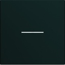 Enjoliveur Gallery interrupteur à voyant 2 modules , finition Night WXD001N