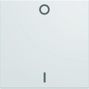 Enjoliveur Gallery interrupteur avec marquage 0-1, 2 modules , finition Pure WXD004B