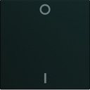 Enjoliveur Gallery interrupteur avec marquage 0-1, 2 modules , finition Night WXD004N