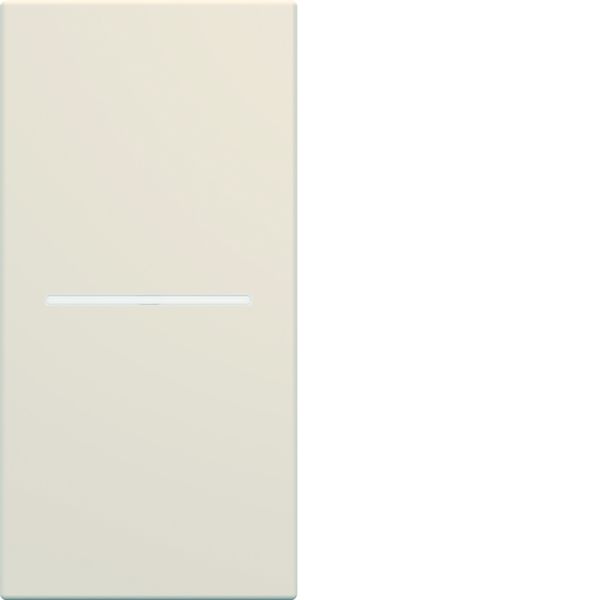 Enjoliveur Gallery interrupteur à voyant 1 module , finition Dune WXD011D