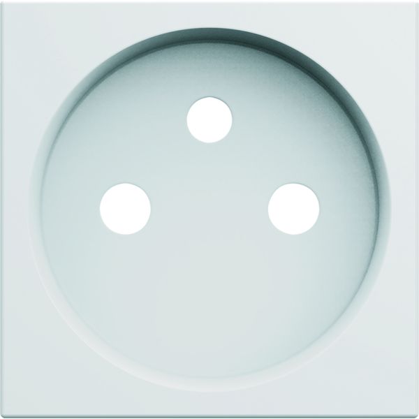 Enjoliveur Gallery prise de courant à puits 2P+T, finition Pure WXD100B